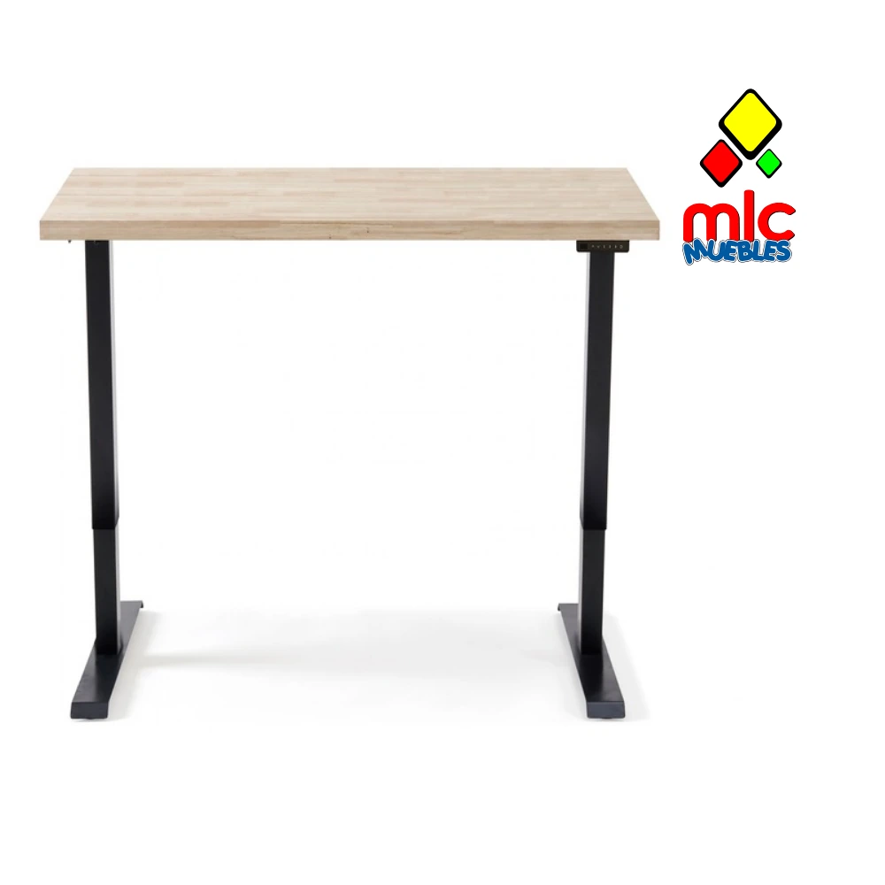 Mesa escritorio motorizada elevable Stand (1) - 07_roble_nordish_negro_02